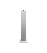 Muse M-1250 BTW - Torre de Sonido Bluetooth con Radio PLL FM - 100W - 20 Estaciones almacenables - Subwoofer Integrado - Blanco