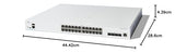 Switch gestionado Cisco Catalyst 1300-24XT, 20 Puertos de 10G de Cobre, 4x10GE SFP+ Combo, protección Limitada de por Vida (C1300-24XT)