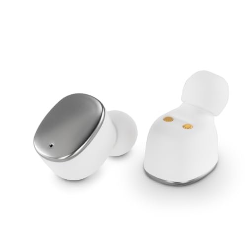 Hama | Auriculares Bluetooth (Control táctil, Resistente a Salpicaduras IPX5, Comandos de Voz, Batería Duradera) Color Blanco
