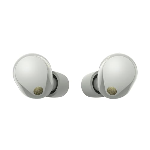 Sony Auriculares inalámbricos con Noise Cancelling WF-1000XM5, Bluetooth, Auriculares in-Ear, micrófono, hasta 24 Horas de batería, Carga rápida, IPX4, Alexa y Google Assitant, iOS y Android - Plata