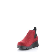 FLY London Boots, Botas Estilo Chelsea Mujer, Red, 41 EU