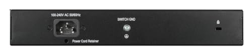 D-Link DGS-1008MP – Switch PoE Gigabit 8 puertos LAN, no gestionable layer 2, de 30 W por puerto y capacidad total de hasta 140 W, enrackable, 11” de ancho, 1U de altura