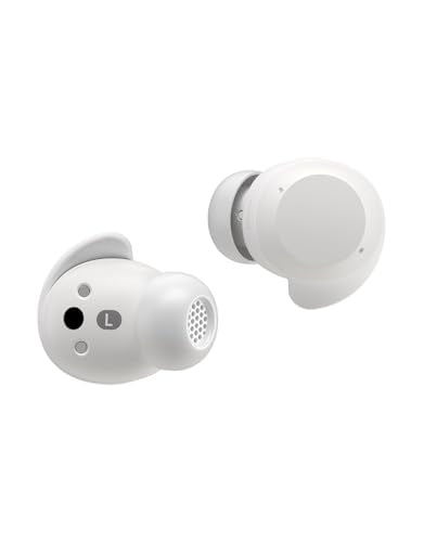 LG xboom Buds, Auriculares inalámbricos Bluetooth y Deportivos con cancelación Activa de Ruido, Blanco
