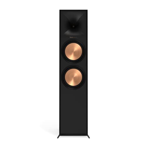 Klipsch R-800F Black (Unidad) - Altavoz de Suelo para estéreo Frontal Home Cinema 150W/600W