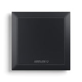 Airflow QT100 B Negro Extractor Baño – Silencioso 25 dB(A), 5W, IP45, 2 Velocidades 21/25 L/s, Pared/Techo, Ingeniería Alemana, Certificado QuietMark, Garantía 3 Años
