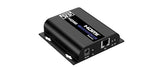 PremiumCord Extensor HDMI 4K hasta 120 m vía LAN, Over IP, Cat5/5E/6, UHD 4K 2160p 60Hz, Full HD 1080p, 4:4:4, HDMI 2.0, HDCP 2.2, Carcasa Robusta de Aluminio