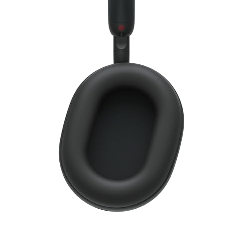 Sony WH-1000XM5 Noise Cancelling, Auriculares de diadema Bluetooth, Llamadas cristalinas, Hi-Res, 360 Reality Audio, 30 h de batería, Carga rápida, Incluye Funda rígida, iOS, Android - Negro