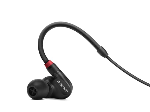 Sennheiser IE 100 PRO Auriculares Dinámicos de Monitorización Intraurales Inalámbricos, Negro