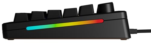 Glorious Gaming GMMK 3 HE: Teclado Respuesta rápida, Hall Effect, sondeo 8K, switches magnéticos y mecánicos MX, Teclado 75% Hot Swap, Juntas modulares, PBT Doble inyección, QWERTZ alemán - Negro