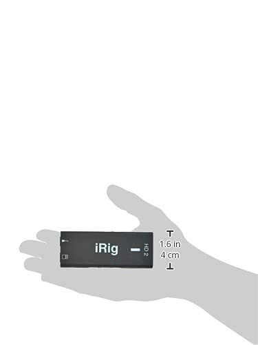 IK Multimedia iRig HD 2 - Interfaz audio, Sonido Profesional de 96kHz, funciones listas para escenario, rockea en todas partes con tu iPhone, iPad o Mac/PC - Negro
