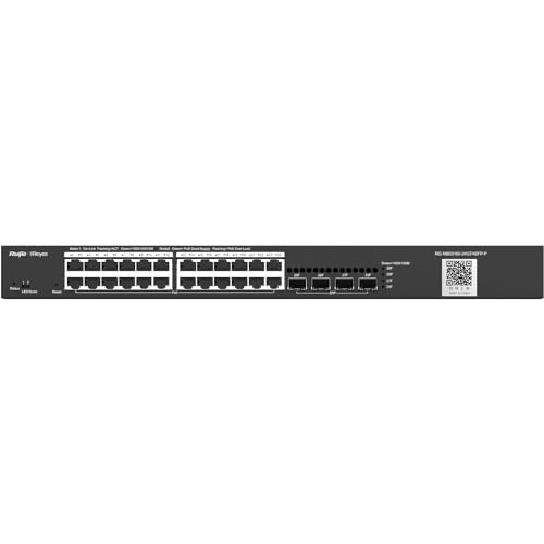 Ruijie Conmutador PoE gestionado Gigabit L2 de 24 Puertos