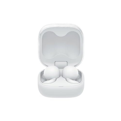 Sony LinkBuds Open – Auriculares Open True Wireless Bluetooth: Sonido Transparente, 4,8 g Comodidad Todo el día, Sonido, conexión multipunto, 22 h de batería, iOS y Android - Blanco