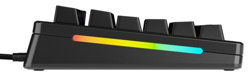 Glorious Gaming GMMK 3 Pro HE: Teclado de Respuesta rápida, Hall Effect, Carcasa de Aluminio, sondeo 8K, switches magnéticos y Hot Swap MX, Juntas modulares, TKL 75%, QWERTZ alemán - Negro