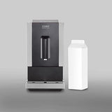 Caso Café Crema Touch - Cafetera automática, incluye manguera y depósito de leche, mecanismo de cono regulable sin niveles, listo para arrancar, todas las especialidades de café al tacto, color negro