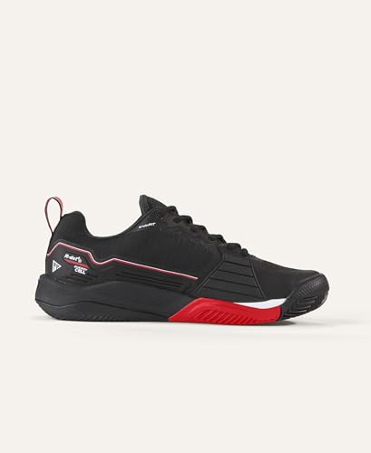 Wilson Rush Pro 4.5 Clay, Zapatillas de Tenis Hombre, Black/Infrared/White, 45 1/3 EU