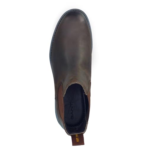 GANT Prepdale, Botas Estilo Chelsea Hombre, marrón Oscuro, 42 EU