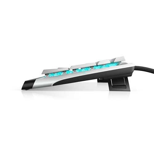 Alienware AW510K - Teclado RGB para Juegos (bajo Perfil) lunar light, estadounidense internacional (QWERTY)