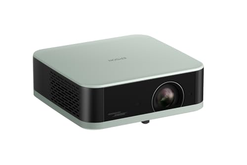 Epson Lifestudio Pop EF-61G Ice Green, proyector Inteligente portátil, Sonido de Bose, Google TV, Full HD, Uso en Interiores y Exteriores, 5 años de garantía*