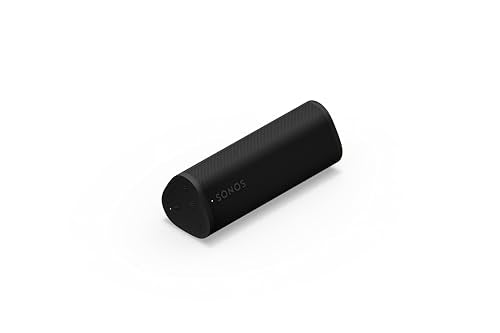 Sonos Roam 2 Altavoz inalámbrico portátil y ultracompacto - Impermeable - 10 Horas de autonomía - Negro