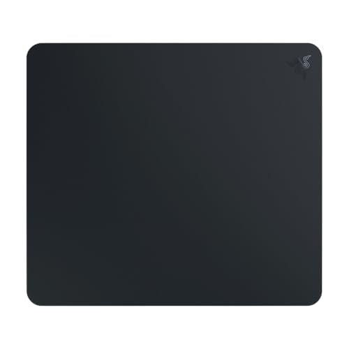 Razer Atlas - Alfombrilla de ratón de Cristal (Cristal Templado Premium, Resistente a la Suciedad y los arañazos, Movimientos del ratón más silenciosos, Base de Goma Antideslizante) Negro