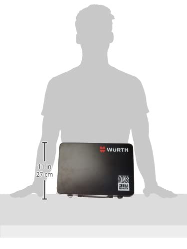 Würth 965090590 0965090590 Assortimento di Chiavi a Bussola da 1/4" e 1/2", 59 Pezzi