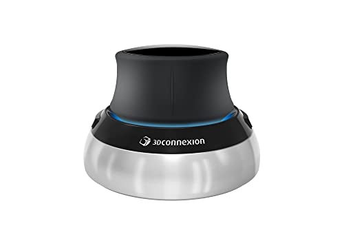 3Dconnexion SpaceMouse Compact (ratón 3D, con cable, negro)