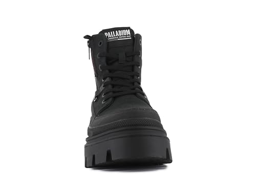 Palladium Pallasquad Zip TX, Botas Cortas al Tobillo Mujer, Negro, 38 EU