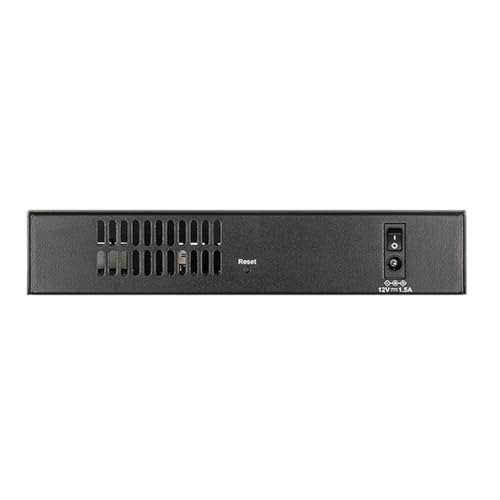 D-Link DSR-250V2 Router Profesional Firewall VPN, Gigabit Multi-WAN, balanceo de Carga, 1p WAN, 3p LAN, 1p WAN/LAN/DMZ, VPN avanzado para securizar teletrabajo, Control de Webs y apps