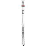 IKRA Tijeras Cortasetos 2 en 1 ICPH 2050 con pértiga telescópica para setos Altos, Incl. batería de 20V, estación de Carga y Cinta de Hombro