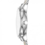 Skagen Freja reloj para mujer, movimiento de cuarzo con correa de acero o piel, Tono oro rosa y tono plata, 26MM