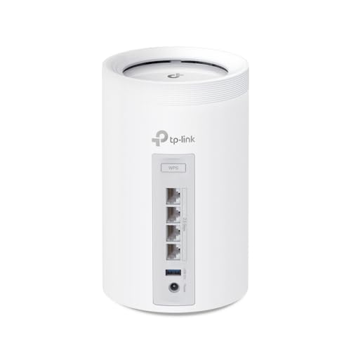 [NUEVO]TP-Link Deco BE65(1-pack)|Sistema Wi-Fi 7 Mesh BE11000 de Triple Banda|4 Puertos 2.5 Gbps, Multi-Link Operation MLO, Canales de 320MHz, Banda 6GHz, Protección HomeShield, Servidor y Cliente VPN