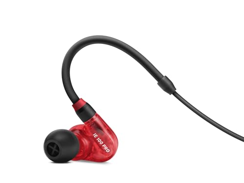 Sennheiser IE 100 PRO Auriculares Dinámicos de Monitorización Intraurales Inalámbricos, Rojo