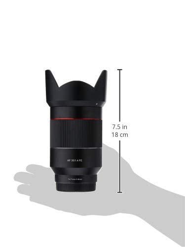 Samyang Objetivo AF 35mm F1.4 Sony, Full Frame,Color Negro