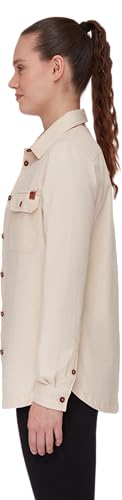 Mammut Tamaro Unyed Camisa de Manga Larga Mujeres marrón Claro M