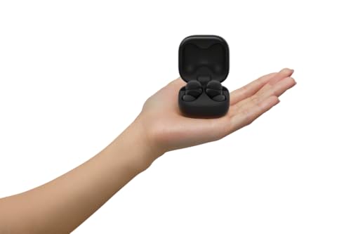 Sony LinkBuds Fit – Auriculares Bluetooth True Wireless con Noise Cancelling - Cómodos Todo el día, IPX4, Hi-Res Audio, Ambient Sound Mode, 21 h autonomía, conexión multipunto, iOS y Android - Negro