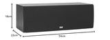 ELAC DEBUT C5.2 - Altavoz central, color negro