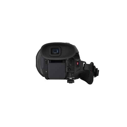 Panasonic HC-X1600E 4K 60p Videocámara Profesional con Lente Gran Angular de 25 mm, Zoom Óptico de 24x, OIS Híbrido de 5 Ejes, Wi-Fi, USB PD, Negra