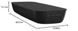 Panasonic SC-HTB250 Barra de Sonido (Inalámbrico y alámbrico Con Subwoofer Hogar, 2.1 Canales, Altavoz Soundbar, DTS Digital Surround,Dolby Digital, 5,08 cm (2''), 10 cm)- Color Negro