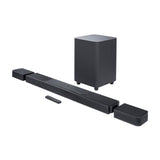 JBL Barra de sonido 1300 con altavoces envolventes desmontables, 1700 W, Wi-Fi integrado, sonido envolvente 3D, MultiBeamTM, Dolby Atmos y DTS X, en negro