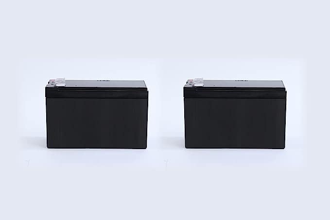 Eaton - Batería de Repuesto para SAIS Eaton EL1200USBFR/EL1200USBIEC/ELP1200FR/ELP1200IEC/5S1000I/68180 (EX700), Negro