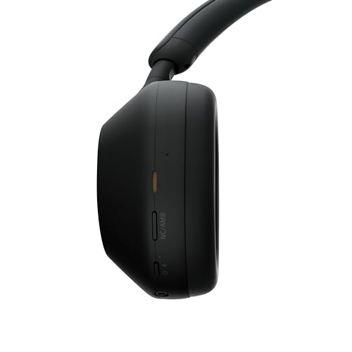 Sony WH-1000XM5 Noise Cancelling, Auriculares de diadema Bluetooth, Llamadas cristalinas, Hi-Res, 360 Reality Audio, 30 h de batería, Carga rápida, Incluye Funda rígida, iOS, Android - Negro