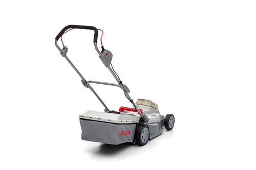 IKRA cortacésped Mulching ICM 2033 con 2X batería y Cargador, Ahorro de Espacio, Superficies de césped de hasta 150m²