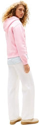 Tommy Hilfiger Hoodie Mujer con Logotipo, Rosa (Classic Pink), XXS