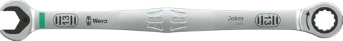 Wera 6007 Joker 5 Set 1 Juego de llaves carraca combinadas de boca y anillo, 5 piezas