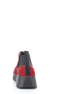FLY London Boots, Botas Estilo Chelsea Mujer, Red, 41 EU