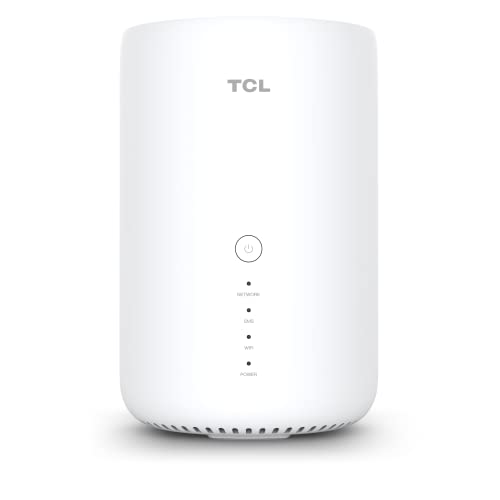 TCL LinkHub HH130VM Home Station Router 4G, LTE (Cat 12/13), Dual Band, Gigabit, Soporte para Tarjeta SIM, Estándar 3CA, WiFi AC, Hotspot hasta 64 usuarios, White [Italia]