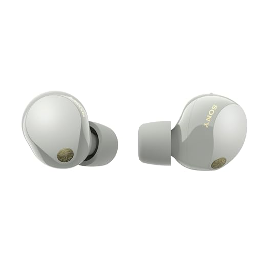 Sony Auriculares inalámbricos con Noise Cancelling WF-1000XM5, Bluetooth, Auriculares in-Ear, micrófono, hasta 24 Horas de batería, Carga rápida, IPX4, Alexa y Google Assitant, iOS y Android - Plata