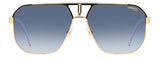 Carrera Gafas de Sol 1062/S Black Gold/Dark Blue Shaded 62/14/145 hombre