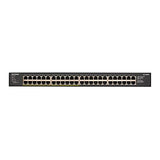 NETGEAR Switch PoE de 24 Puertos GS348PP | Switch Ethernet Gigabit de 48 Puertos con 24x PoE+ Consumo 380W |Montaje de sobremesa o en Bastidor | Carcasa de Metal Resistente