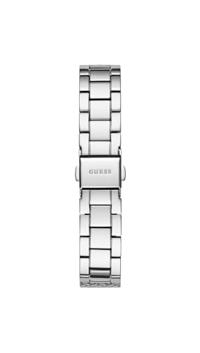 Guess Enchantment - Reloj analógico para Mujer, 32 mm de Ancho, Tono Plateado, Tono Plateado, Clásico